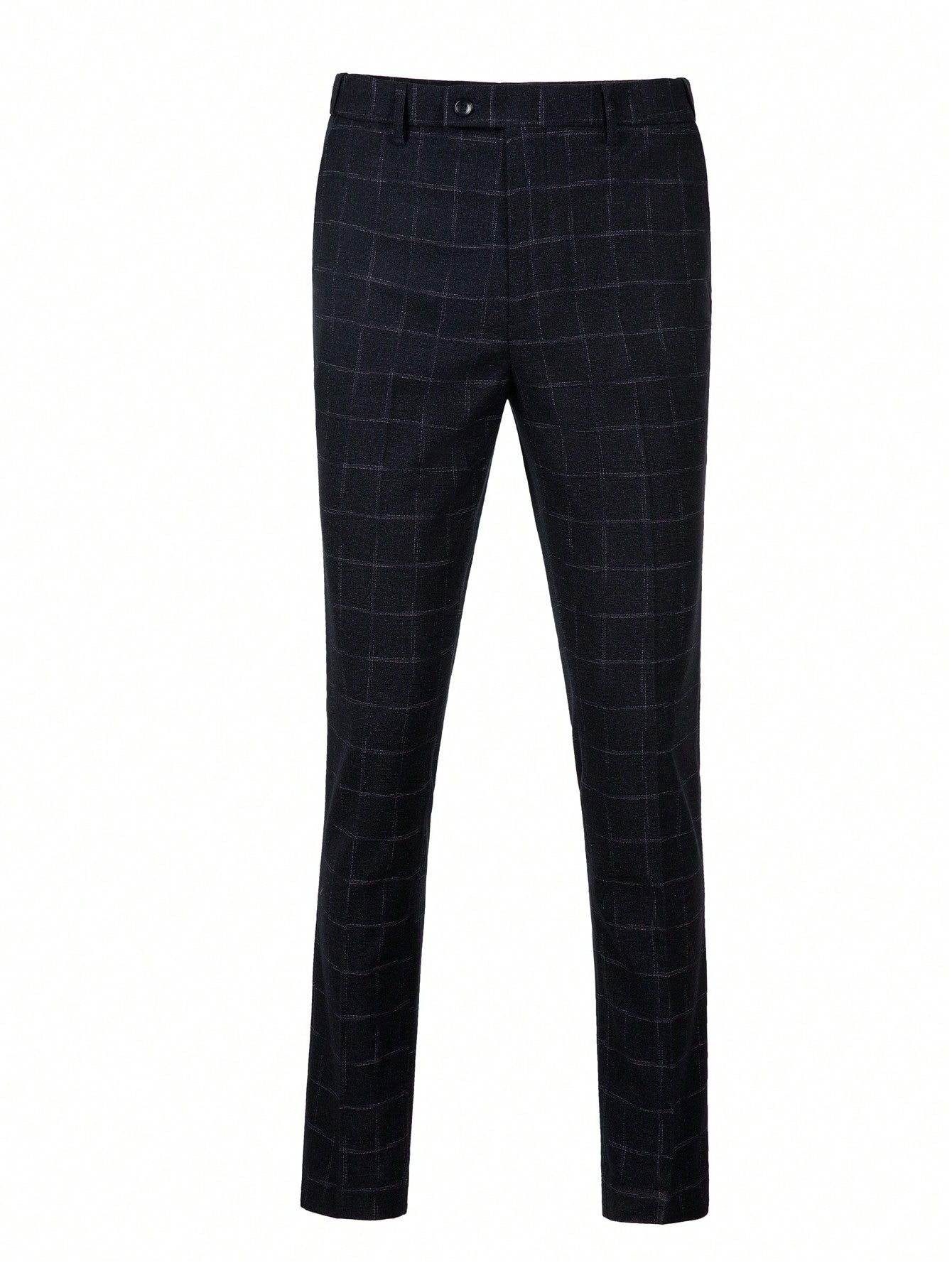 Men's Plaid Three-Piece Suit, Including Jacket, Vest And Pants